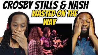 DAVID CROSBY TRIBUTE - Wasted on the way Crosby Stills and Nash REACTION - Those heavenly harmonies!