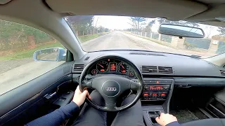 Audi A4 B6 1.8 Turbo After 300000km... 150HP Manual (2004) POV Test Drive & Acceleration 0-100