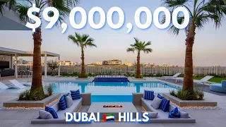 Touring a $9,000,000 Modern HOME in DUBAI Hills with amazing golf course VIEWS