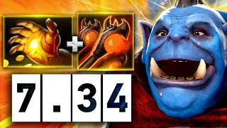 3 мидаса на Огр Маге, новый патч это жесть! - Ogre Magi 7.34 DOTA 2