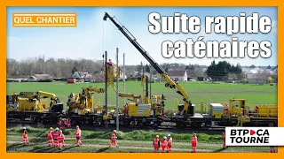 Suite rapide caténaires : le train-travaux à grande vitesse