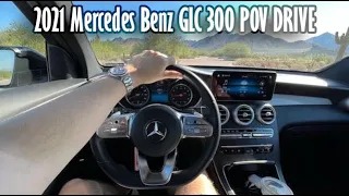 2021 Mercedes Benz GLC 300 POV Drive (Car Audio Only)