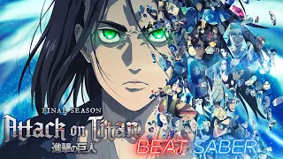 [beat saber] Attack on Titan Opening 7 - The Rumbling (Expert+) Final Season Part 2