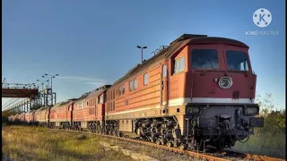 Мертвые☠️ и заброшенные поезда🚆 (Вагоны были сломаны) Водители забросили поезда, за аварию🔥