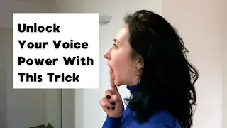 Feeling BLOCKED when belting high notes? Use this jaw tension check.