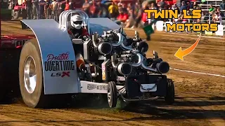 12 MINUTES OF 3,000HP LIGHT LIMITED MODIFIED TRACTORS! (2023 ROCK VALLEY, IA)