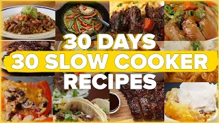 30 Days 30 Slow Cooker Recipes