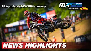 News Highlights | EMX125 Presented by FMF Racing | Liqui Moly MXGP of Germany 2022 #MXGP #Motocross