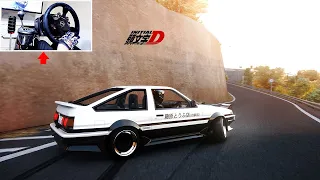 Takumi's Ae86 Initial D Drift Touge | (4k) Ultra-Graphics Assetto Corsa Mods - Thrustmaster Setup