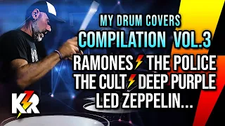 🔥 ROCK COMPILATION Vol.3 (Drum Covers by K⚡R) Millenium MPS-850 E-Drum Set 🚀