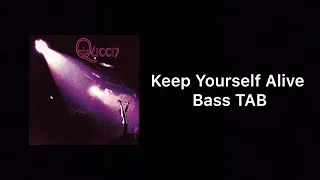 Keep Yourself Alive bass cover with TAB