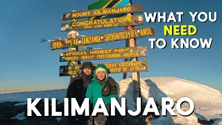 KILIMANJARO- what NOBODY TELLS YOU! + Top Tips for SUCCESS!