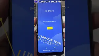 Realme C11 2021 (RMX3231) Android 11 Frp Unlock Just 1 Click By Unlock Tool