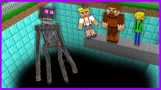 ESRARENGİZ YARATIK ÇUKURUNA DÜŞERSEN ÖLÜRSÜN! 😱 - Minecraft ZENGİN FAKİR HAYATI