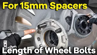 The Length of Wheel Bolts for 15mm Wheel Spacers | BONOSS Mercedes Car Parts (formerly bloxsport)