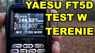 YAESU FT5D Test radiotelefonu w terenie