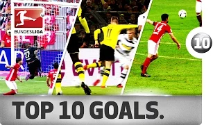 Top 10 Goals of 2016/17 So Far ... Aubameyang, Modeste, Alonso & Co.