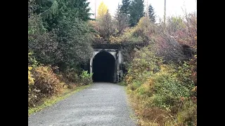 Train Tunnel at Snoqualmie Pass, 2.3 mile one way hike, bring a flashlight!!