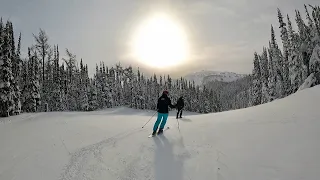 The Best Beginner Ski run - Sunshine Village, Banff
