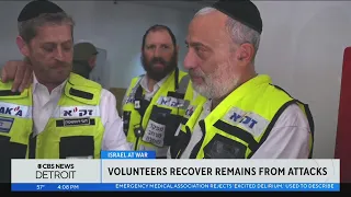 Israeli first responder recovers bodies after Hamas attack