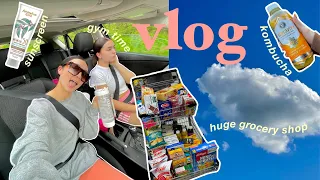 VLOG: huge grocery shop, workout & unboxing