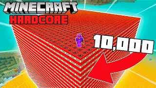 Blowing Up 10,000 TNT For NETHERITE in Hardcore Minecraft 1.19 (#9)