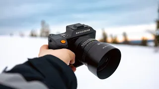 Testing the new Hasselblad X2D in the Arctic landscape up North in Sweden