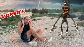 CARTOON DOG MI HA MORSO LA GAMBA! VINCI DEVE SCAPPARE!!! 😱 *sta correndo dietro di noi*