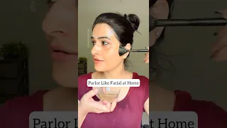 Parlor Like D-Tan Facial at Home| Natural Facial, Glowing Skin #glowingskin #youtubeshorts #shorts