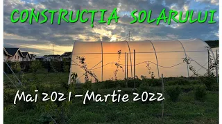 Constructie solar tip tunel. #solar #grădină #greenhouse