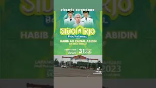 SIDOARJO BERSHOLAWAT DALAM RANGKA HARI JADI SIDOARJO KE 164 BERSAMA HABIB ALI ZAINAL ABIDIN