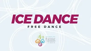 Ice Dance Free Dance | ISU European Figure Skating Championships | #EuroFigure