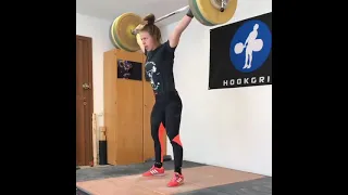 110kg Snatch+Overhead Squat by @tomaloredanaelena - Olympic Weightlifting Lifts