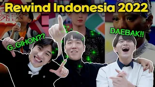 Kesenangan + Emosi + Musik = Rewind Indonesia 2022🔥| Video ini membuat ORANG KOREA bersemangat!!🤣