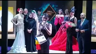 World Fashion Festival Awards Dubai Designer DELIA LAZAR WINNER OF BEST DRESS Part 2