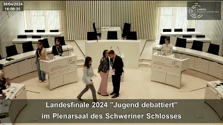 Landesfinale Jugend debattiert 2024 am 30. April