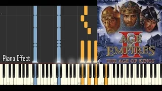 Age of Empires 2 - Main theme (Piano Tutorial Synthesia)