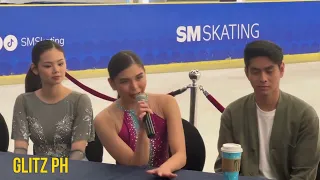 WATCH! Skye Chua and Ashley Ortega samples figure skating at 'Hearts On Ice' mediacon.