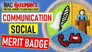 How to be Socially Confident - Get Communications Merit Badge and public speaking skills