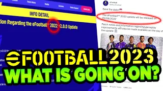 eFootball 2022 or eFootball 2023?  What is Konami doing?!?  The Latest NEWS!