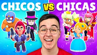 MINIJUEGOS *CHICOS vs CHICAS* en MODO CREATIVO 😱🚨 Brawl Stars!