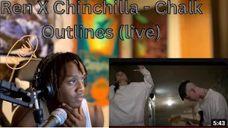 Ren X Chinchilla - Chalk Outlines (live) | Z Reacts |