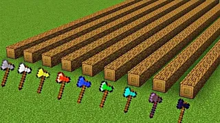 WHICH MINECRAFT AXE IS FASTER ?