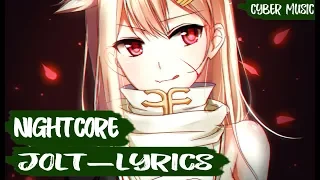 Nightcore - JOLT (Unlike Pluto/ Lyrics)[1 HOUR]