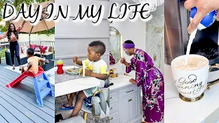 DAY IN MY LIFE | MOM OF 3 | WEEKEND REALISTIC MORNING ROUTINE WITH A TODDLER | OMABELLETV