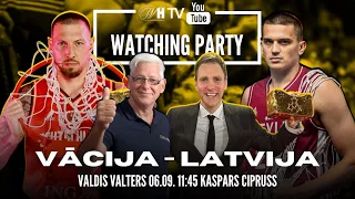 🔴VĀCIJA - LATVIJA | Watching Party ar Valdi Valteru un Kaspars Cipruss