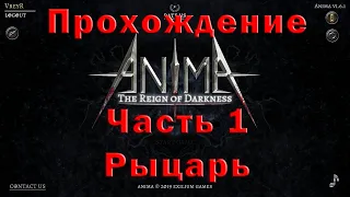 Anima прохождение часть 1 Рыцарь (игра клон Diablo)