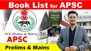 BOOK LIST FOR APSC PRELIMS & MAINS | TARGET APSC PRELIMS