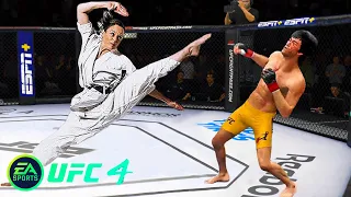 UFC4 Bruce Lee vs Taekwondo Girls EA Sports UFC 4 PS5