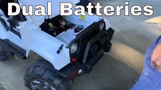 How to add a secondary battery for a Best Choice Products Jeep